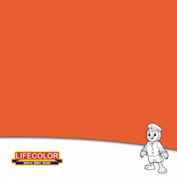 Airbrush Farbe - Lifecolor orange matt