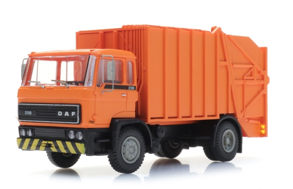 Artitec - DAF, Müllwagen, orange (H0)