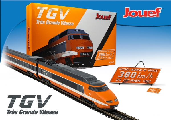 Jouef - SNCF, TGV Sud-Est, Ep. IV - "Record du Monde 1981" (HO)