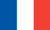 französische Flagge für den Versand nach Frankreich