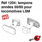 Preview: Tampons années 50/60 pour locomotives LSM