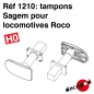 Preview: Decapod - Tampons SAGEM pour locomotives Roco (H0)