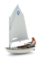Preview: Segelboot Optimist mit Figur.