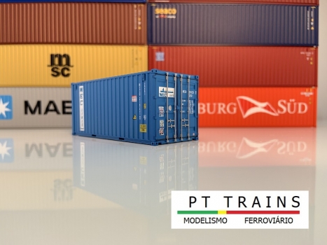 Container 20ft DV - W.E.C. LINES (WECU2142317) in H0