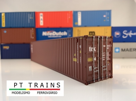 Container 40ft HC - TEX (TGBU6302153) in H0