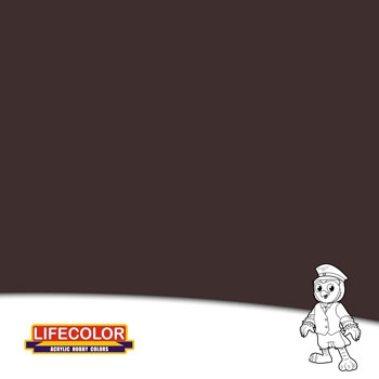 Lifecolor - Acrylfarbe LC37 Schwarzbraun Matt