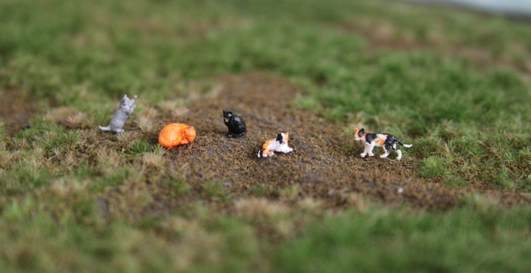 Figuren in H0 - Katzen