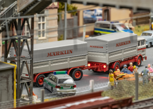 Preview: Märklin - Niederflurwagen Saadkms H0 1:87