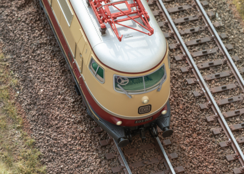 Detailansicht der Märklin E 03 002 Insider-Modell 2026