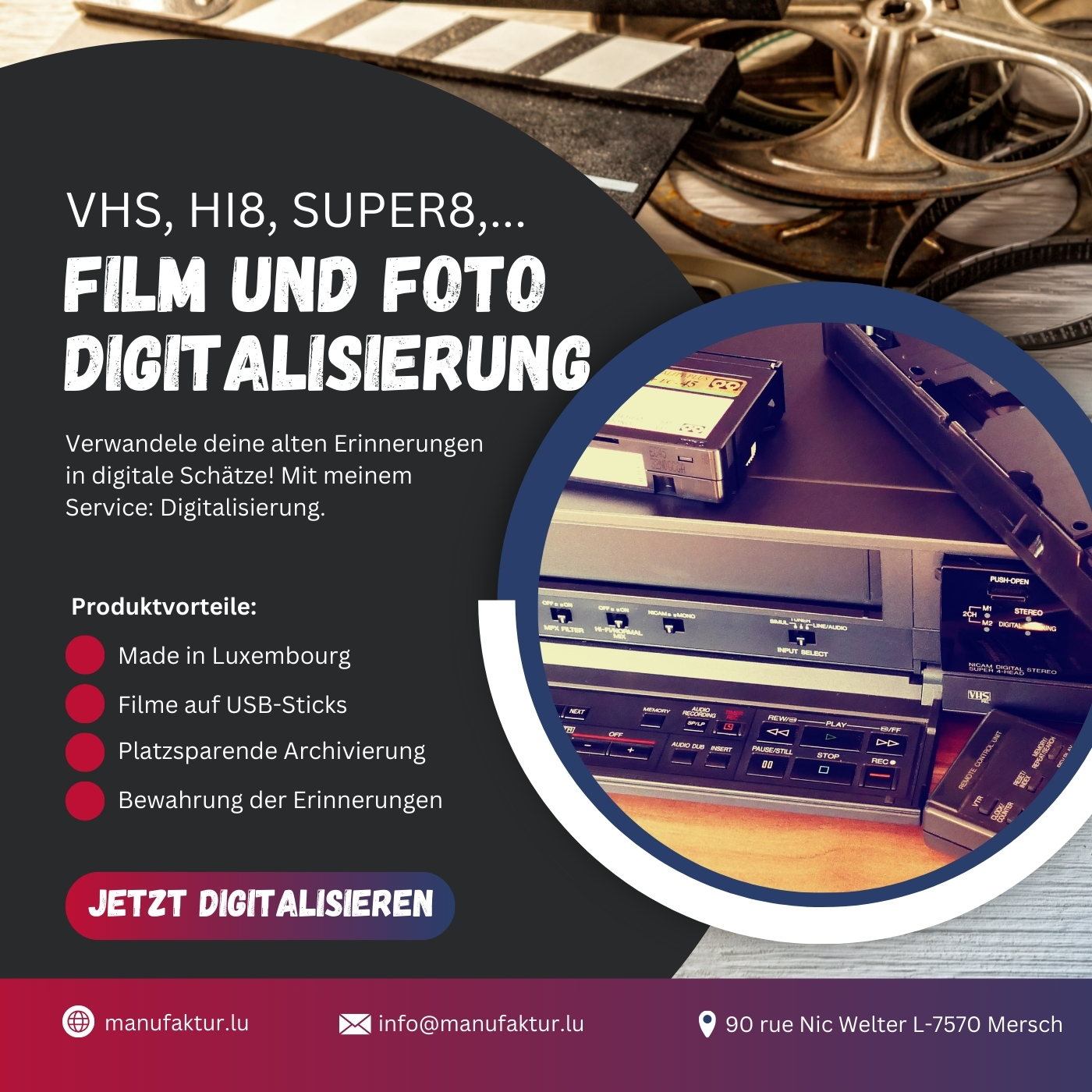 Transfert et numérisation de films anciens | négatif 35mm