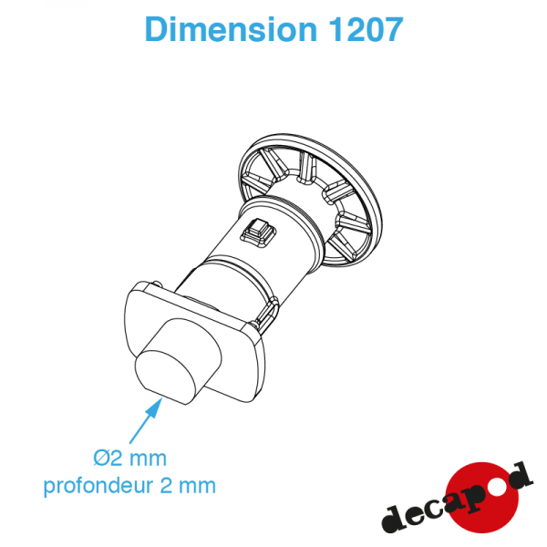 Decapod - Tampons OCEM à plateau rond