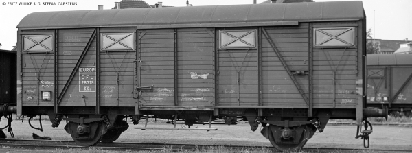 Original Foto vom Güterwagen