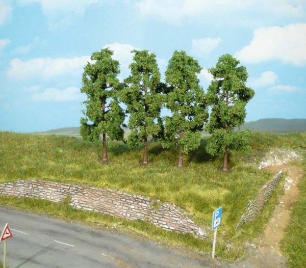 4 arbres à feuilles caduques 11 cm