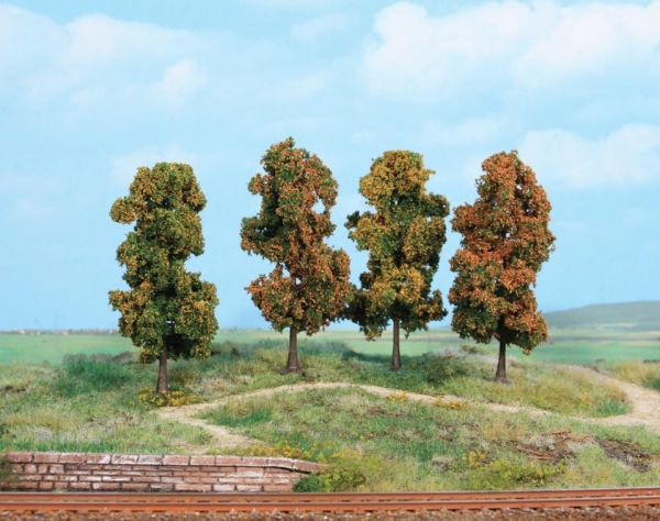 Heki 4 arbres d'automne 11 cm