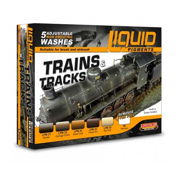 Lifecolor Liquid Pigments Trains & Tracks