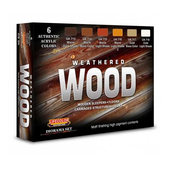 CS20 Lifecolor Weathered Wood