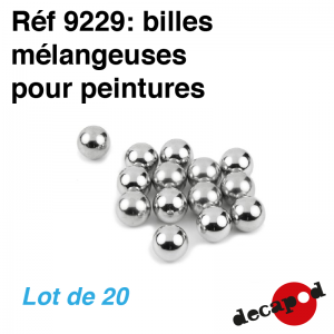 Decapod - Billes mélangeuses pour peintures