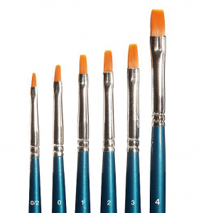 Flachpinsel Set