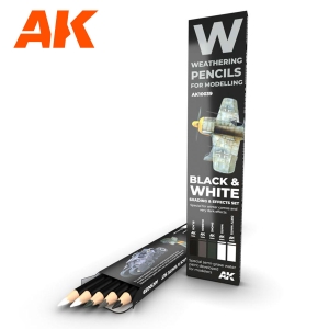 AK Weathering Pencils - Shading & effects set