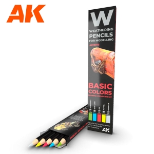 AK Weathering Pencils - Basic Colors