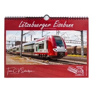calendrier photo Lëtzebuerger Eisebunn